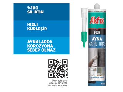 AKFIX AYNA SILIKON 310 ML (24 AD)