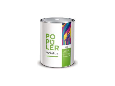 POLİSAN POPULER SENTETIK BOYA SAHRABEJİ 2,5KG(2)