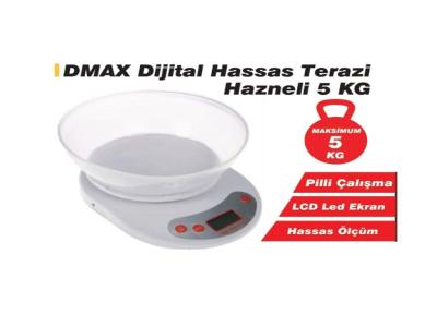 DMAX MASA TERAZİSİ HAZNELİ 5 KG