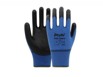 BEYBI ZEBRA MAVİ-SİYAH ELDIVEN (PN5) 10 NO(288 ADET)