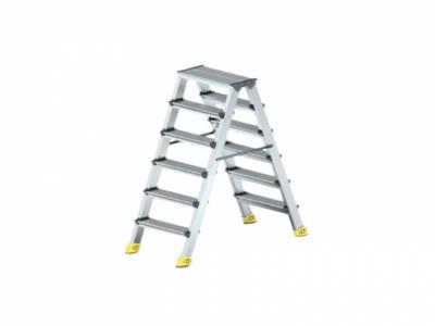 ALİMİNYUM ÇİFT ÇIKIŞ MERDİVEN 6+6