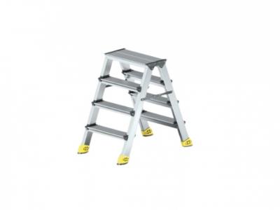 ALİMİNYUM ÇİFT ÇIKIŞ MERDİVEN 4+4