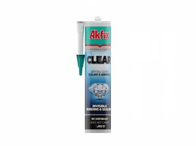 AKFIX AST CLEAR MASTİK 290 ML(12)